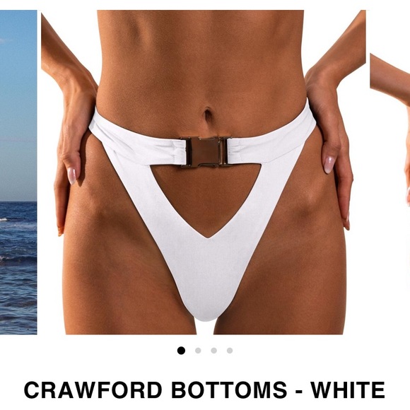 Alt swim CRAWFORD BOTTOMS - WHITE - Picture 1 of 8